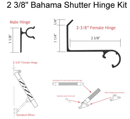Bahama Shutter Kit