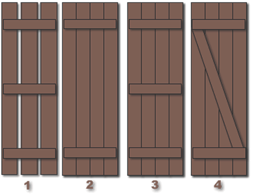 Board Batten Shutters