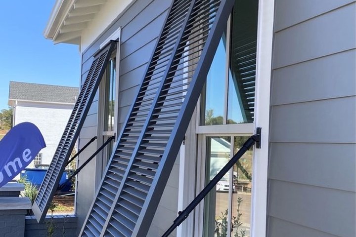 Bahama shutter hardware