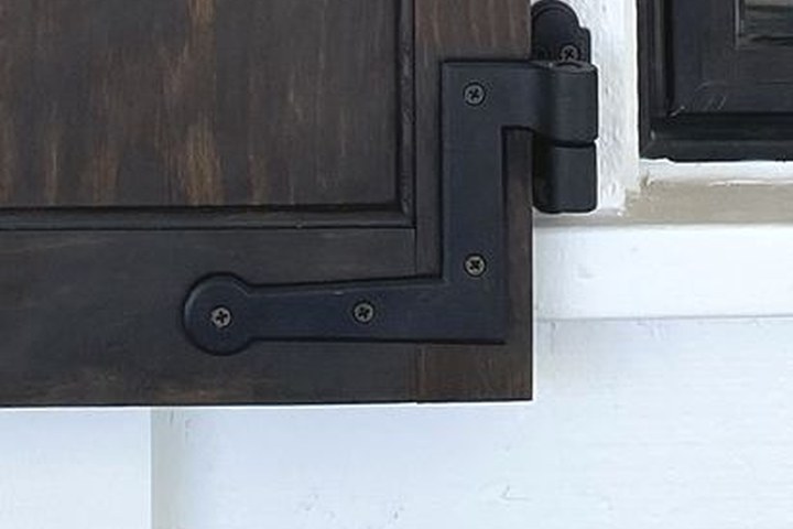 Shutter hinges and pintels