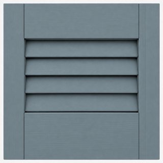 Benjamin Moore Webster Green (HC-130) painted on a louvered shutter