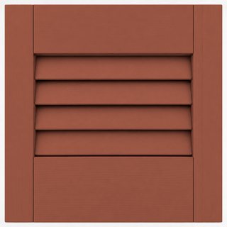 Clark+Kensington Hazelnut Crunch (09A-5) painted on a louvered shutter