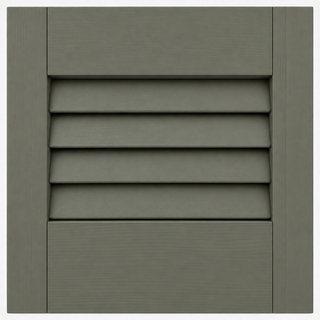 Glidden Warm Mahogany (PPG1060-7) painted on a louvered shutter