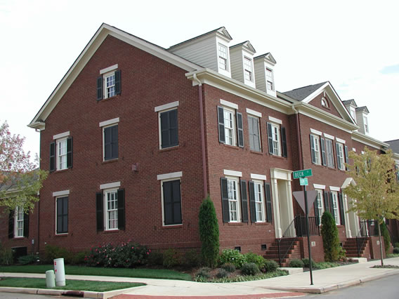 Exterior Louvered Shutters and shutters on false windows