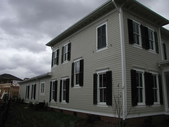 Louvered Shutters and shutters on false windows