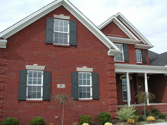 Exterior Raised Panel Shutters