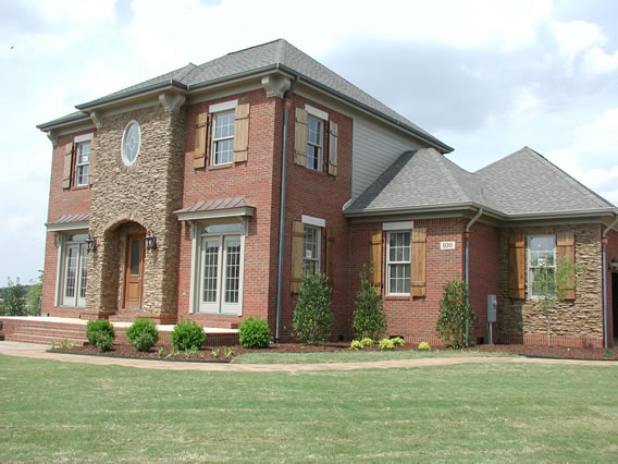 Board and Batten Shutters - stained 