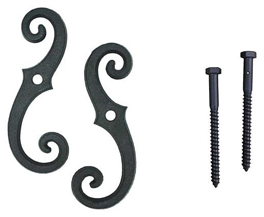 Beveled Scroll Shutter Dog