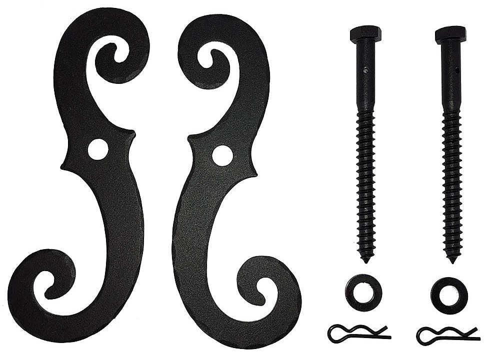 Stainless Scroll Shutter Dog