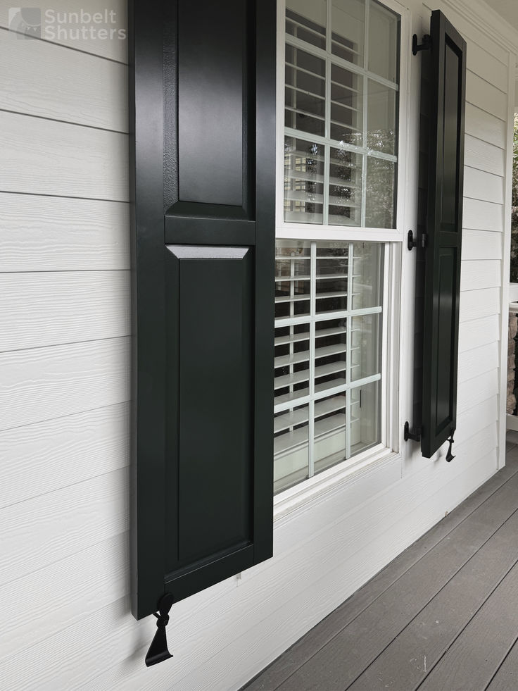 Raised panel shutter example 2