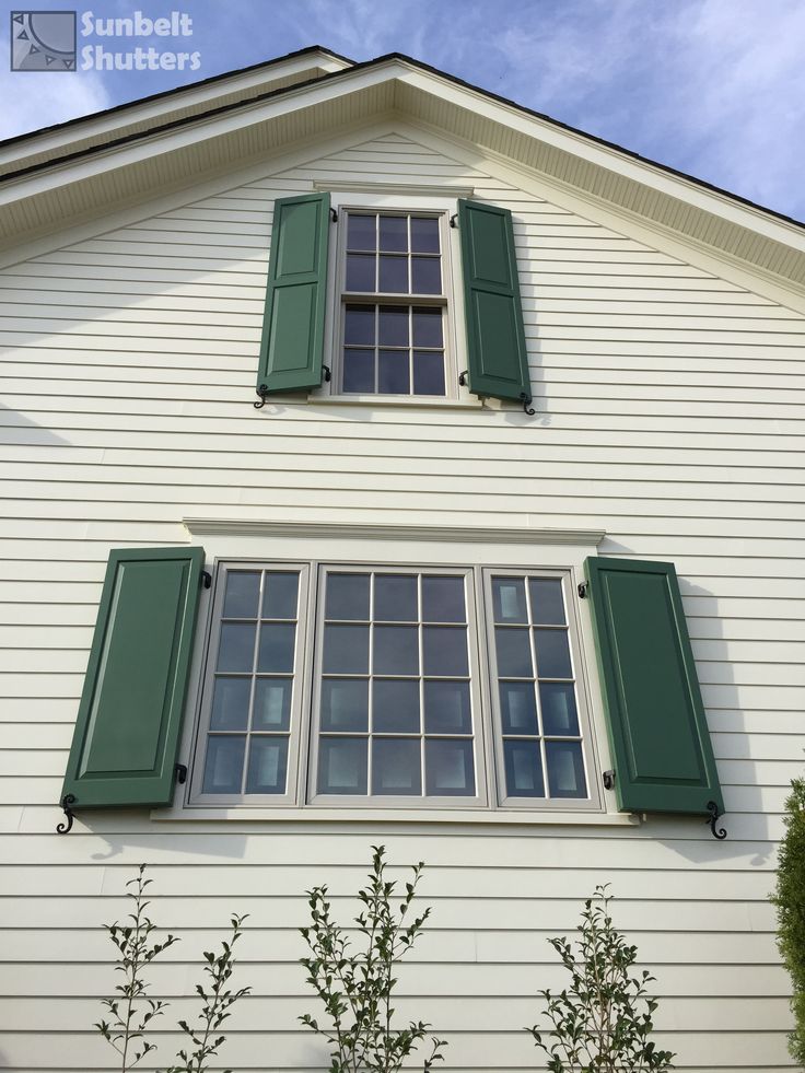 Raised panel shutter example 3